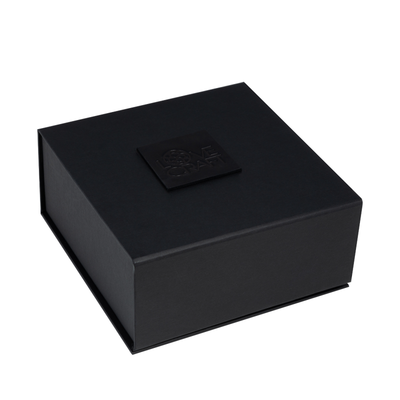 Премиум поножи LOVECRAFT черные, натуральная кожа, в подарочной упаковке реальная фотография