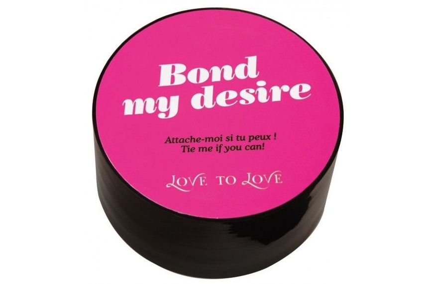 Скотч для бондажа Love To Love BOND MY DESIRE (15м) Черный, не липнет к коже и волоскам реальная фотография