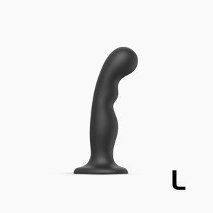 Насадка для страпона Strap-On-Me Dildo Plug P&G Black L реальная фотография