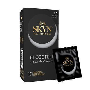 Безлатексные премиум-презервативы SKYN Close Feel 10 шт, плотная посадка