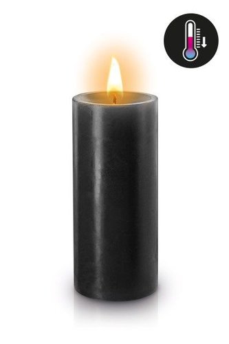 БДСМ-свічка низькотемпературна Fetish Tentation SM Low Temperature Candle Black жива фотографія