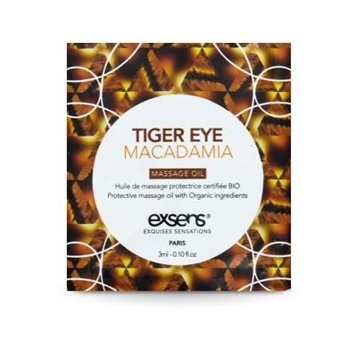 Пробник масажної олії EXSENS Tiger Eye Macadamia 3мл жива фотографія