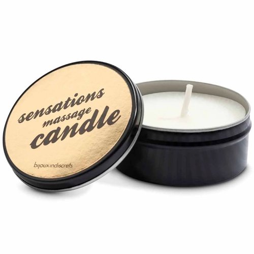 Массажная свеча Bijoux Indiscrets Scented Massage Candle (35г), жасмин-роза реальная фотография