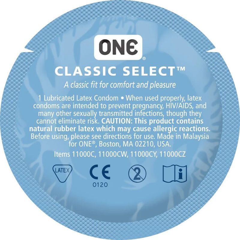 Набор презервативов ONE Classic Select MSM Collection, 100 шт, гладкие, со смазкой, упаковка-тубус реальная фотография