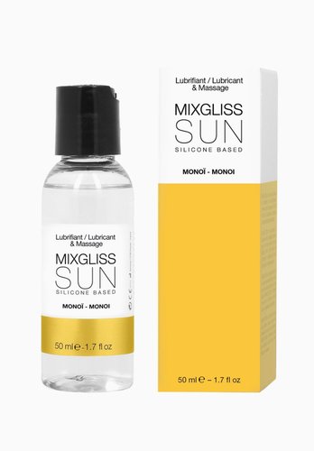 Лубрикант на силиконовой основе MixGliss SUN MONOI (50 мл) с ароматом масла Манои реальная фотография