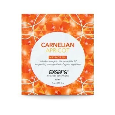 Пробник масажної олії EXSENS Carnelian Apricot 3мл жива фотографія