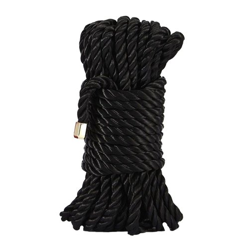 Розкішна мотузка для Шибарі Zalo Bondage Rope Black жива фотографія