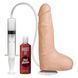 Кончающий фаллоимитатор Doc Johnson The Realistic Cock ULTRASKYN - Squirting 9,5 Inch Vanilla