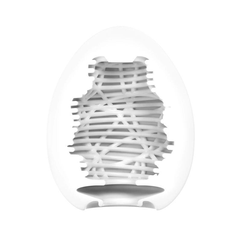 Мастурбатор-яйце Tenga Egg Silky жива фотографія