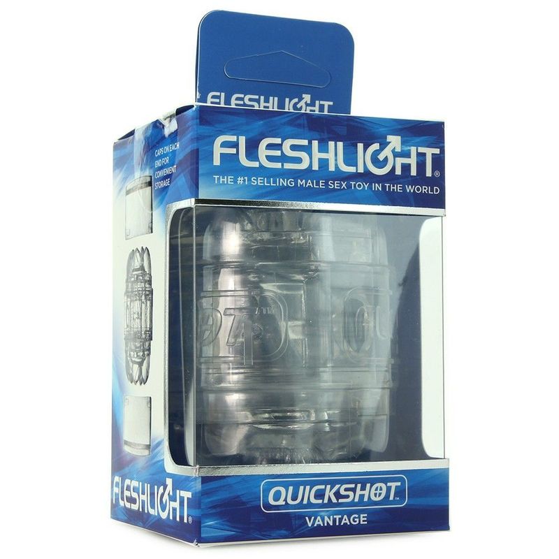 Мастурбатор Fleshlight Quickshot Vantage, компактний, чудово для пар і мінету жива фотографія