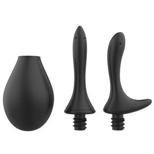 Анальный душ с двумя насадками Nexus ANAL DOUCHE SET 260 ml реальная фотография