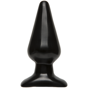 Анальна пробка Doc Johnson Smooth Classic Large - Black, макс. діаметр 5,7 см