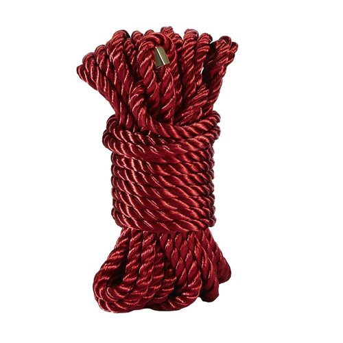 Розкішна мотузка для Шибарі Zalo Bondage Rope Red жива фотографія