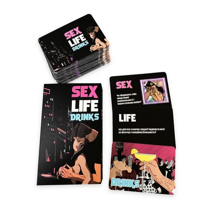 SEX LIFE DRINKS настільна гра реальная фотография