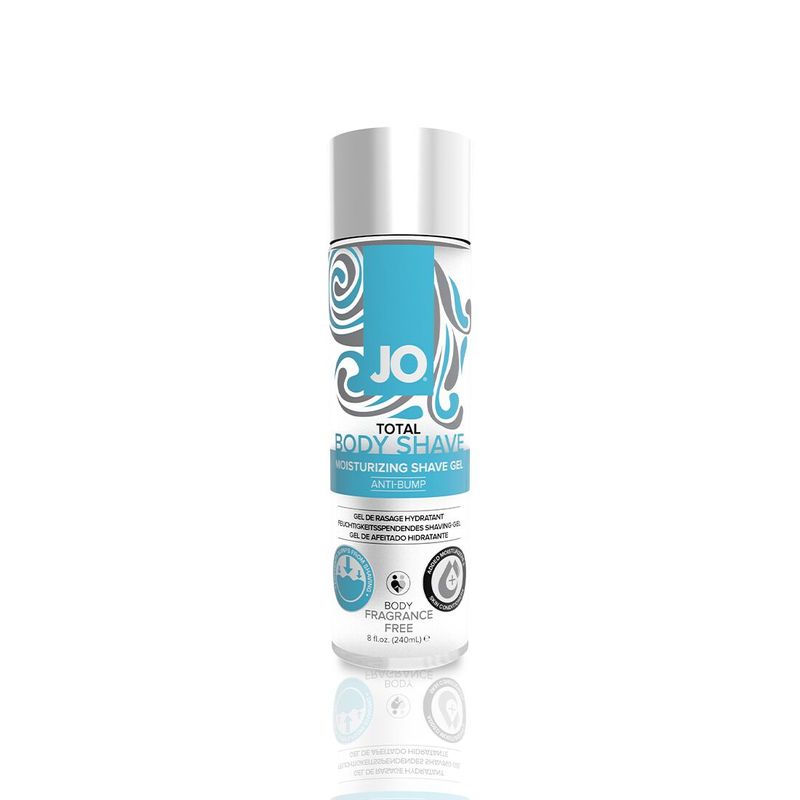 Гель для гоління System JO TOTAL BODY — Anti-bump Intimate Shaving Gel (240 мл) зволожувальний жива фотографія