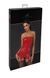 Корсет с подвязками для чулок Noir Handmade F368 Bombshell Fierce Corset-belt Red XL