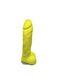 Крафтовое мыло-член с присоской Чистый Кайф Yellow size L, натуральное реальная фотография