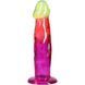 Фалоімітатор Doc Johnson Crystal Jellies - 7.5 Inch Classic Dong - Rainbow