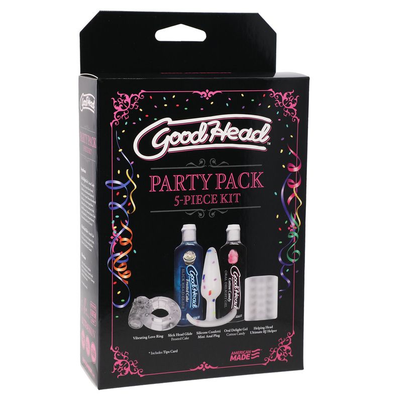 Набор Doc Johnson GoodHead - Party Pack – 5 Piece Kit реальная фотография