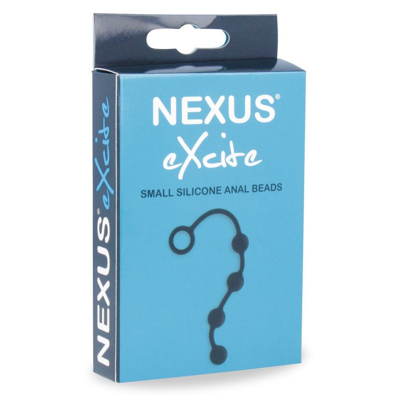 Анальні кульки Nexus Excite Small Anal Beads, силікон, макс. діаметр 2 см жива фотографія