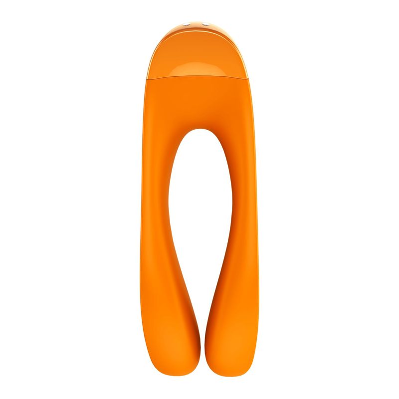 Вибратор на палец Satisfyer Candy Cane Orange реальная фотография