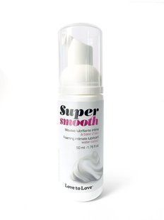 Розпродаж!!! Піноподібна змазка на водній основі Love To Love SUPER SMOOTH (50 мл) (термін 07.2024) жива фотографія