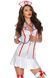 Эротический костюм медсестры Leg Avenue Head Nurse S/M, платье, аксессуар на голову, стетоскоп