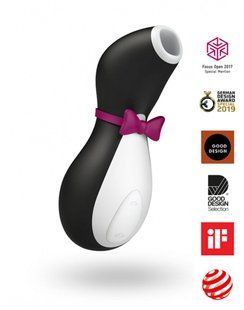 Вакуумний кліторальний стимулятор Satisfyer Penguin жива фотографія