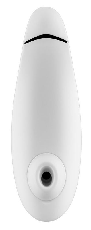 Вакуумный клиторальный стимулятор Womanizer Premium White жива фотографія