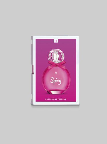 Пробник парфумів з феромонами Obsessive Perfume Spicy - sample (1 мл) жива фотографія