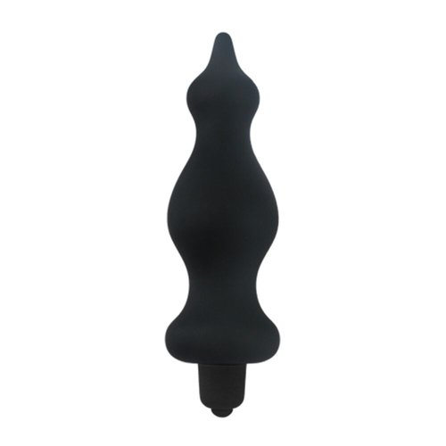 Анальна пробка з вібрацією Adrien Lastic Bullet Amuse Black, макс. діаметр 3,9 см жива фотографія