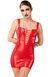 Платье Noir Handmade F364 Bombshell Lace-Up Mini Dress Red M