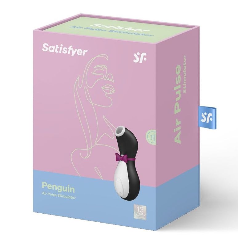 Вакуумный клиторальный стимулятор Satisfyer Penguin реальная фотография