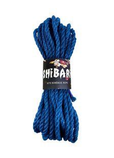 Джутовая веревка для Шибари Feral Feelings Shibari Rope, 8 м синяя реальная фотография