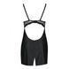 Бэби-долл из эко-кожи и кружева Passion LOONA CHEMISE XXL/XXXL, black
