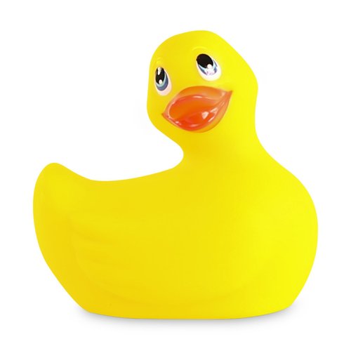 Вібромасажер качечка I Rub My Duckie - Classic Yellow v2.0, скромняжка жива фотографія