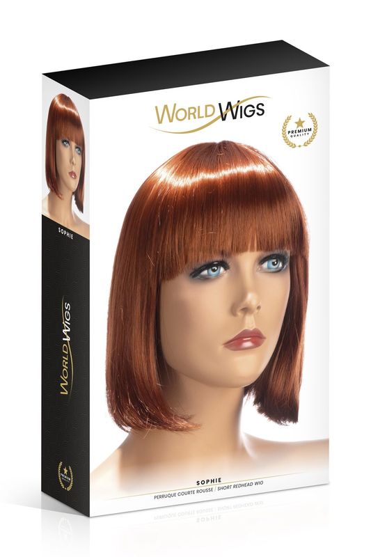 Перука World Wigs SOPHIE SHORT REDHEAD жива фотографія