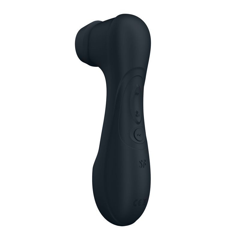 Вакуумный клиторальный стимулятор Satisfyer Pro 2 Generation 3 with Liquid Air Dark Grey реальная фотография