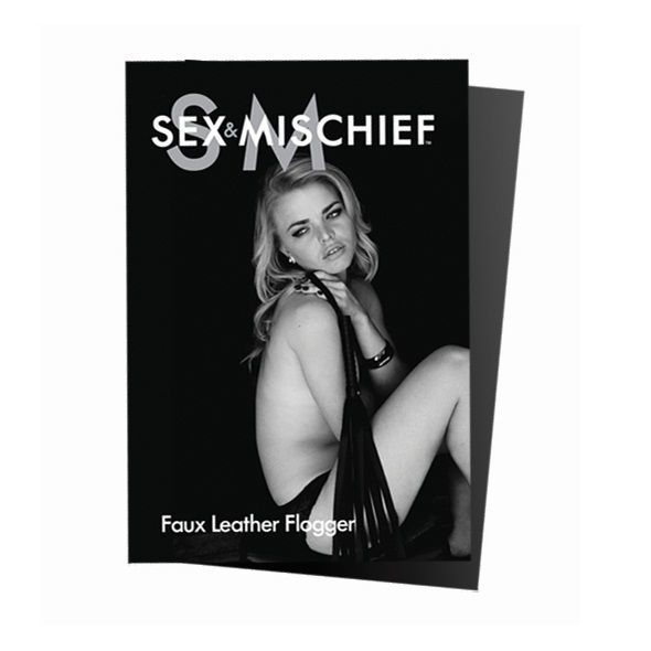 Флоггер Sex And Mischief - Faux Leather Flogger реальная фотография