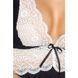 (SALE) Сорочка приталенная CAMILLE CHEMISE black 4XL/5XL - Passion, трусики
