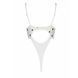 Еротичний боді з малюнком Passion LOVELIA BODY L/XL, white