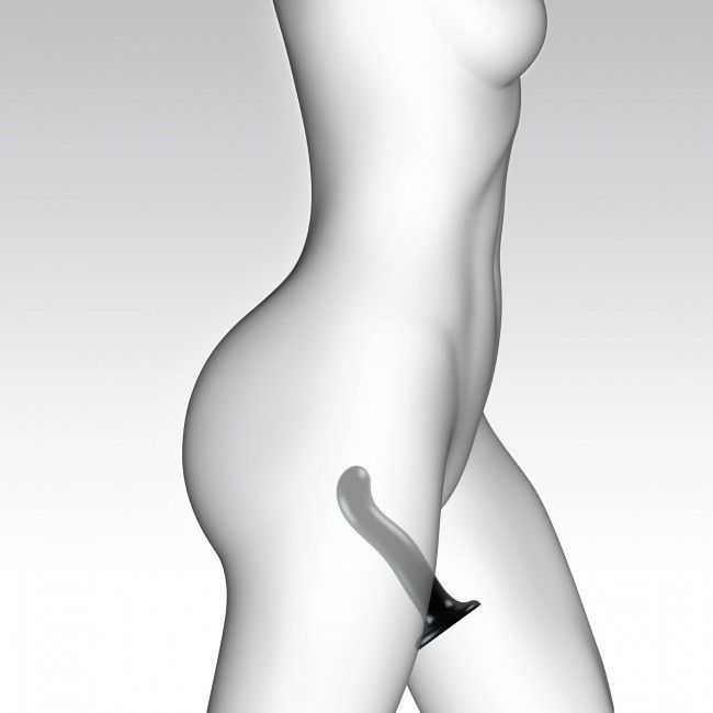 Насадка для страпона Strap-On-Me P&G-Spot Dildo, силикон, размер S реальная фотография