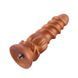 Фаллоимитатор для секс-машин Hismith Spiral Grain Silicone Dildo Monster Series, спиральный рельеф