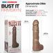 Фалоімітатор, що кінчає Doc Johnson The Realistic Cock ULTRASKYN - Squirting 9,5 Inch Caramel
