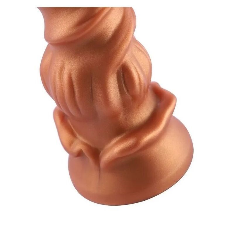 Фаллоимитатор для секс-машин Hismith Spiral Grain Silicone Dildo Monster Series, спиральный рельеф