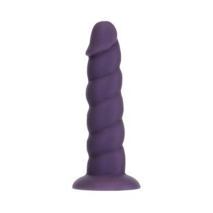Фалоімітатор Fantasy by Addiction Unicorn Dildo 7&rdquo; Purple, віброкуля в подарунок