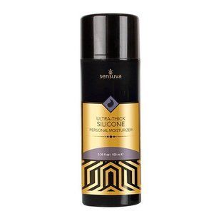 Густа силіконова змазка Sensuva UltraThick Silicone (100 мл) без гліцерину, парабенів і ментолу жива фотографія