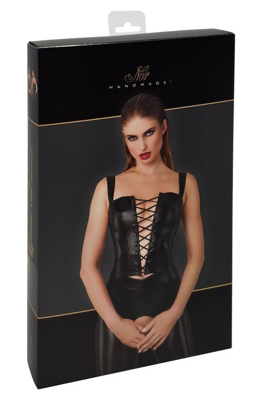 Корсет Noir Handmade F365 Vixen Lace-Up Corset Top M жива фотографія
