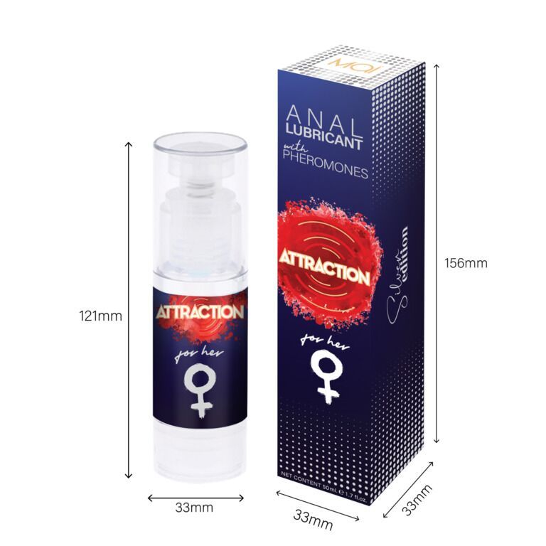Смазка для анального секса MAI Attraction Anal for Her (50 мл) на водной основе с феромонами реальная фотография
