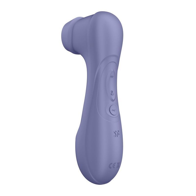 Вакуумный клиторальный стимулятор Satisfyer Pro 2 Generation 3 with Liquid Air Connect App Lilac реальная фотография